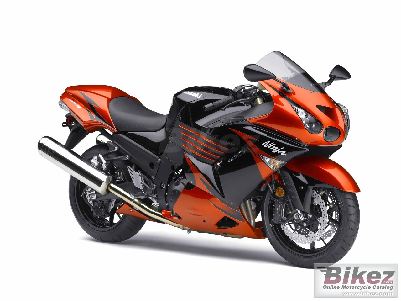 Big Kawasaki ninja zx-14 picture and wallpaper from Bikez.com